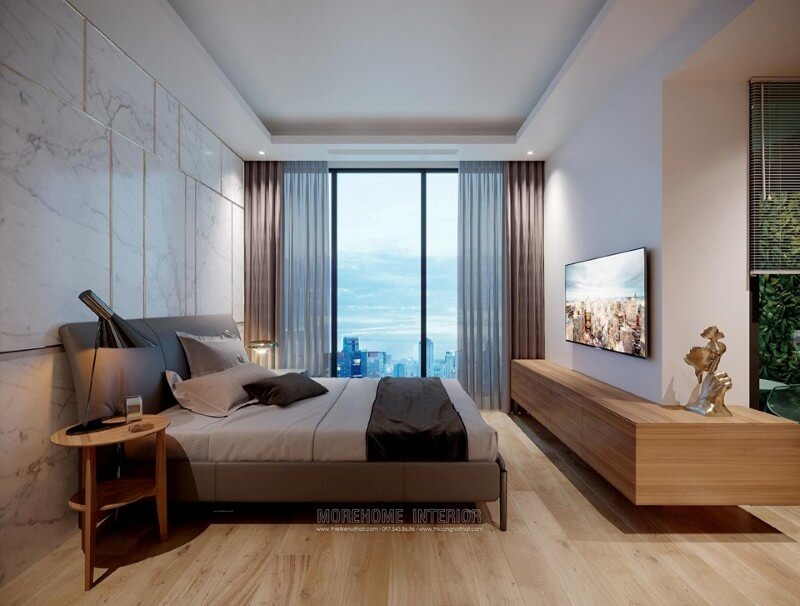Xu hướng lựa chọn giường ngủ đẹpđược các gia đình trẻ hiện nay lựa chọn Mẫu thiết kế nội thất chung cư đẹp