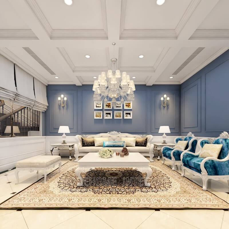 Sofa chung cư tân cổ điển Sofa chung cư tân cổ điển