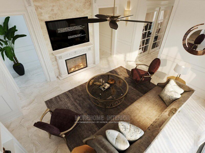 Sofa nội thất phòng khách đẹp là lựa chọn tuyệt vời cho căn hộ chung cư.